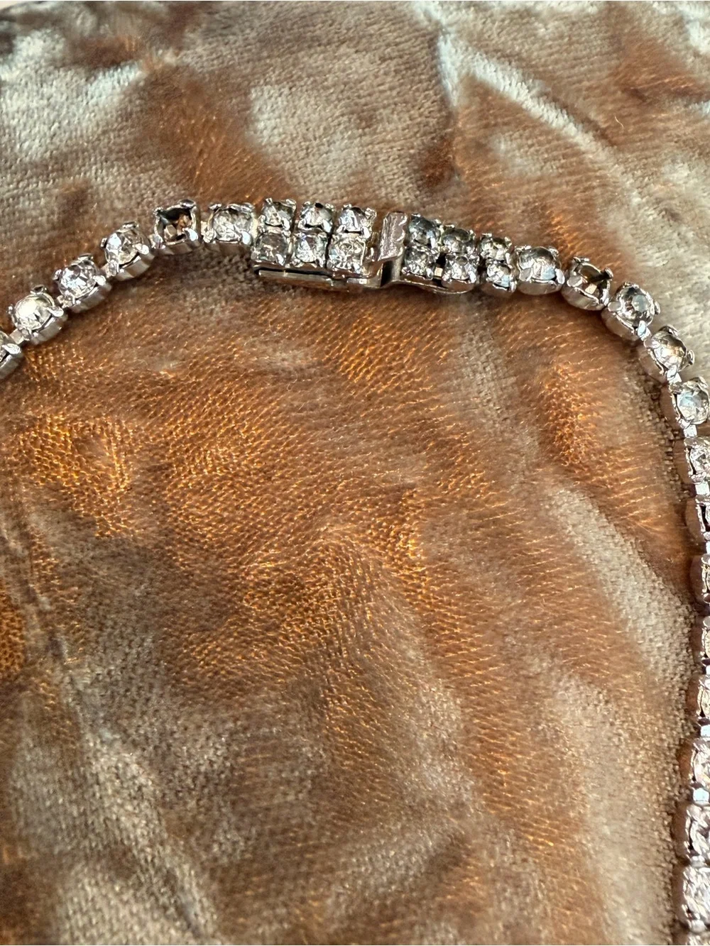Vintage Kramer of New York Rhinestone Necklace As Is Repair